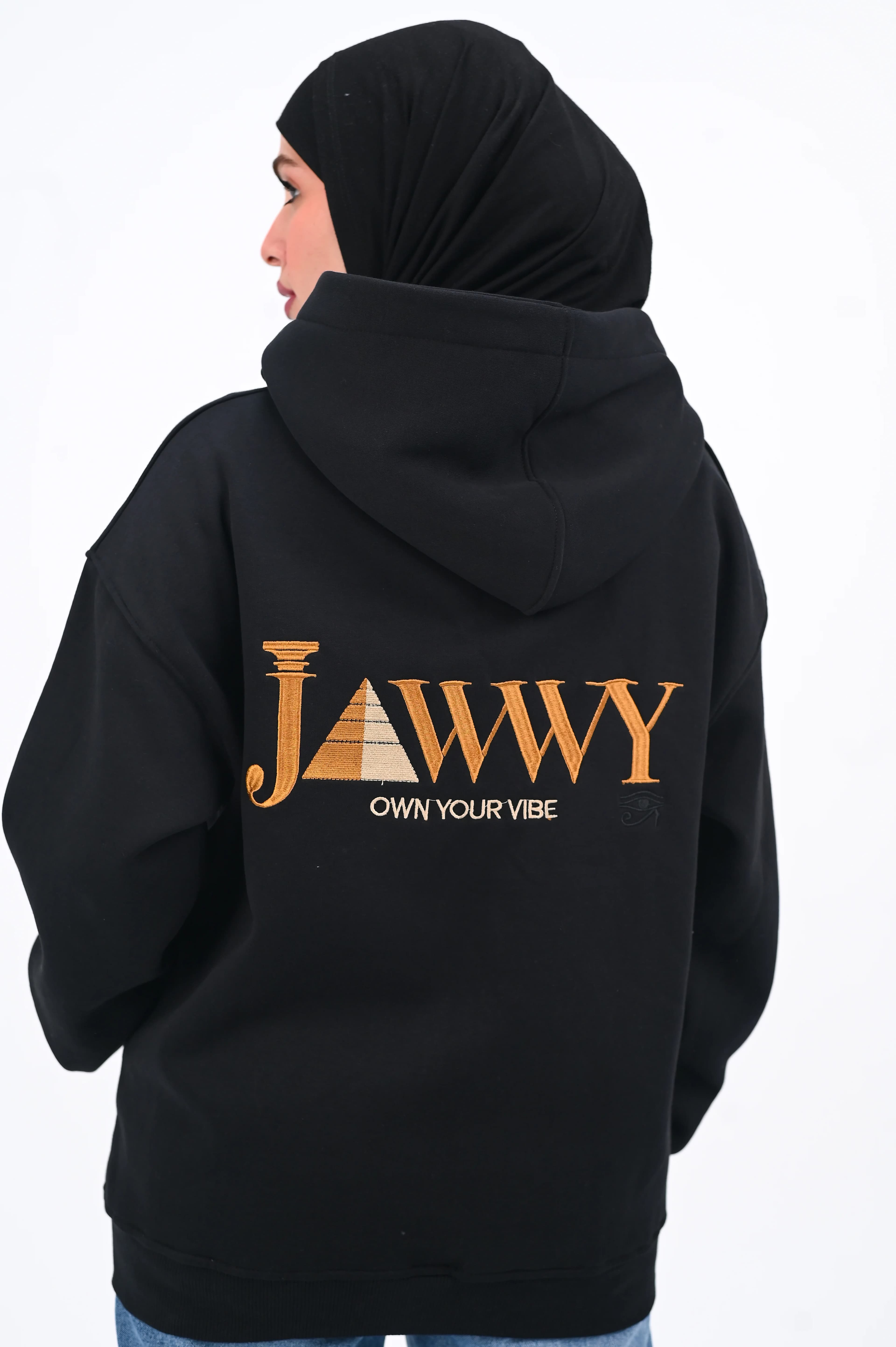 JAWWY Oversized Zip Hoodie
